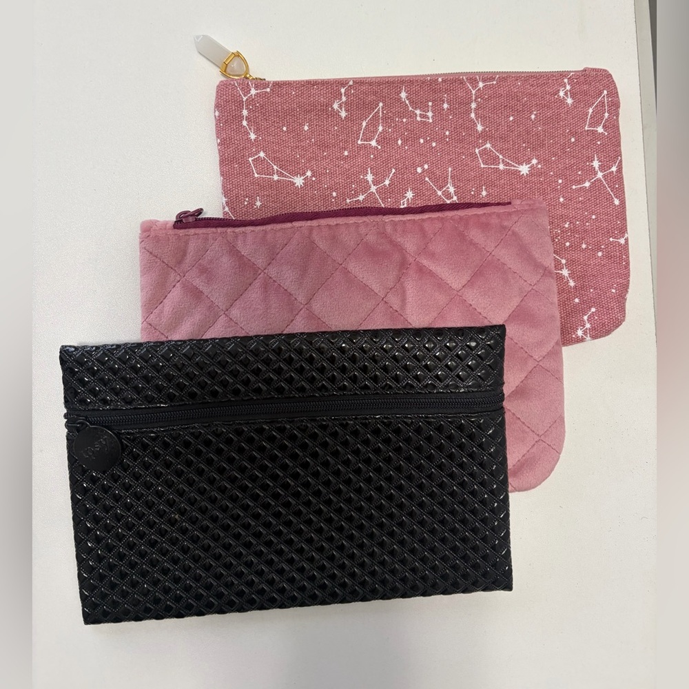 Set of 3 IPSY Cosmetic Bags
